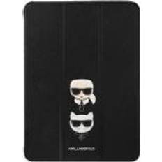 Karl Lagerfeld och Choupette Head Saffiano Folio Cover för iPad Pro 11 Svart KLFC11OKCK