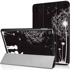 MTK iPad 9.7" (2017 2018) Slim fit tri-fold fodral Dandelion