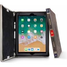 Twelve South iPad 9.7, Air 1, Air 2 Etui BookBook Ægte Læder Stativ Brun