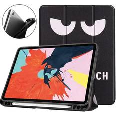 MTK Apple iPad Air Surfplattafodral MTK Apple iPad Air (2020) Slim fit tri-fold fodral Don't Touch Me