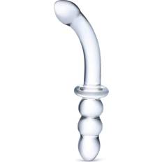 Gläs Ribbed G-Spot Glass Dildo Glas