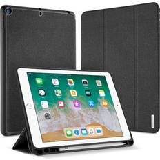 Apple iPad 9.7 Tablethüllen Dux ducis Domo Tablet Cover med flera vinklar och Smart Sleep Function Pen Slot för Apple iPad 9.7 2018 9.7 2017 Svart