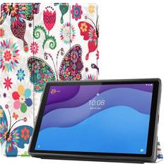 Lenovo m10 hd fodral MTK Tri-fold Fodral till Lenovo Tab M10 HD Gen 2 Butterfly