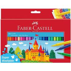 Tusjpenner Faber-Castell Felt Tip Pen Castle 50-pack