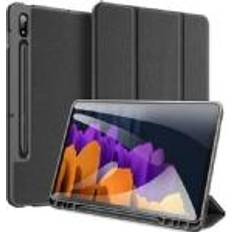 Samsung Galaxy Tab S7 Nettbrettdeksler Dux ducis Domo Samsung Galaxy Tab S7 Tri-Fold Case Black