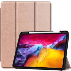 Ipad pro 11 2021 slim fit MTK iPad Pro 11 2021 Slim fit tri-fold fodral Rose Gold