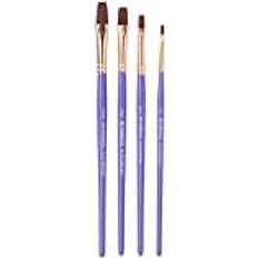 Humbrol AG4305 Flat Brush Pack, Multi Colour