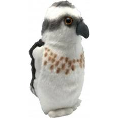 Osprey 13 Wild Republic 22216 Balbuzard pêcheur, animal en peluche avec son, cadeaux pour enfants, 13 cm Osprey with Authentic Bird Sound, Soft Toy for Kids, 13cm, Black-White