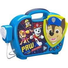 Paw Patrol Toy Microphones ekids Paw Patrol PW-115 Sing-Along Boombox Blue & Yellow, Blue