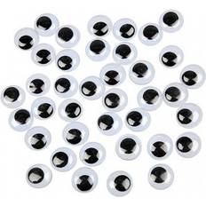 Creativ Company Rulleøjne diameter 20 mm uden klæb 500 stk