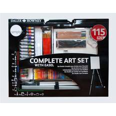 Pitture acriliche Daler Rowney Simply 115 Piece Art Set with Easel