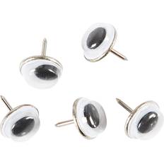 Rulleøjne Creotime Rulleøjne diameter 10 mm med nål 25 stk