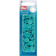 Billiga Tryckknappar Prym Plasttryckknappar Color snaps Ø12,4 mm Turkos 30st