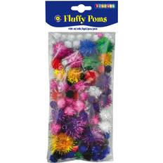 PlayBox Pom Poms Glitter 100pcs