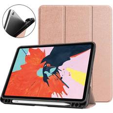 MTK Apple iPad Air Surfplattafodral MTK Apple iPad Air (2020) Slim fit tri-fold fodral Rose Gold