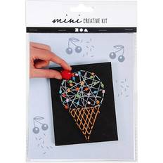 Creativ Company Pysselset Textil String Art Glasstrut