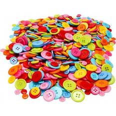 Creativ Company Assorterede Knapper 10-15-20-22 mm 500 g