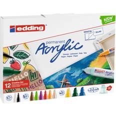 Blau Hobbymaterial Edding Marker Acrylic Creative Assorted Pack of 12