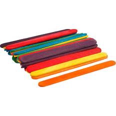 Grøn Gør-det-selv Creotime Wooden Craft Sticks Colored, 30pcs