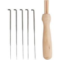 Nastat ja Neulat Creativ Company Pratique Porte-Aiguille À Feutrer En Bois Réf 41237