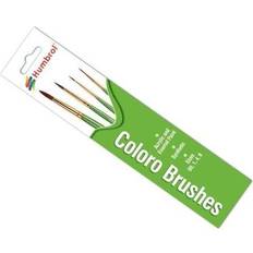 Peintures Émail Humbrol AG4050 Coloro 00, 1, 4, 8 Brush Pack