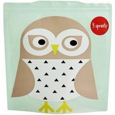 3 Sprouts Owl Sandwich Bag 2-pack