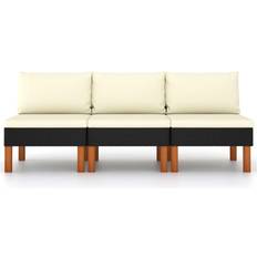 vidaXL 315768 Middle 3-pack Outdoor Sofa