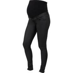 Viscose Maternité et Allaitement Mamalicious Santos Slim Fit Maternity Jeans Black/Black Denim (20013960)