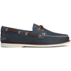 Blue - Men Boat Shoes Sperry Gold Cup Authentic Original - Navy