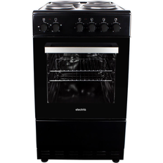 Convection/ Fan Oven Cast Iron Cookers ElectrIQ EQEC50B1 Black