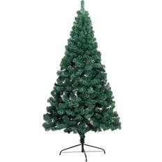 Blanc Sapins de Noël vidaXL Half Sapin de Noël 210cm