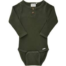Minymo Baby Body L/S Rib - Forest Night (111636-9446)