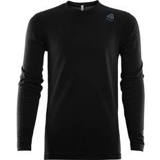 Aclima Barnkläder Aclima Junior Lightwool Crew Neck - Jet Black (103150-123)