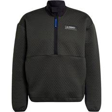 Terrex fleece adidas Terrex Hike Half-Zip Fleece Top - Legend Earth