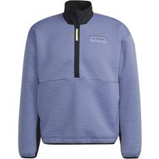 Terrex fleece adidas Terrex Hike Half-Zip Fleece Top - Orbit Violet