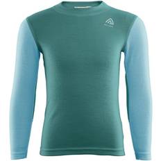 Aclima warmwool crew neck Aclima Kid's Warmwool Crew Neck - North Atlantic/Reefwaters (101741-301)