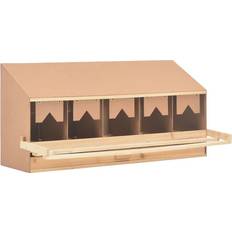 vidaXL Chicken Laying Nest 5 Compartment