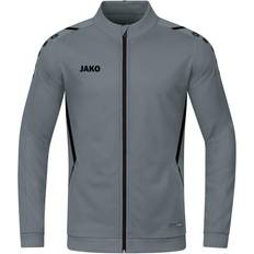 JAKO Challenge Polyester Jacket Unisex - Stone Grey/Black