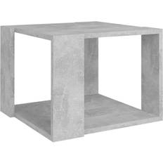Kvadratiska - Trä Soffbord vidaXL Engineered Wood Concrete Grey Soffbord 40x40cm