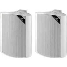 White PA Speakers Monacor MKS-88