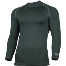 Thermal Underwear Long Sleeve Base Layer Vest Top Men - Bottle Green