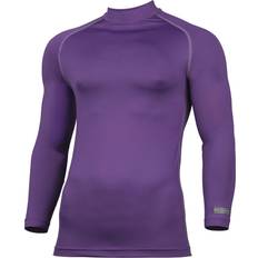 Thermal Underwear Long Sleeve Base Layer Vest Top Men - Purple