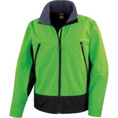 Elastan / Lycra / Spandex - Unisex Jakker Result Activity Softshell Jacket Unisex - Vivid Green