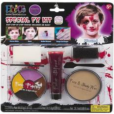 Rød Sminke Hisab Joker Special Effect Kit