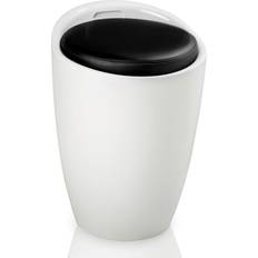 Hvid - Plast Skamler tectake - Skammel 51cm