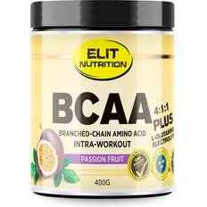 Natrium Aminohapot Elit Nutrition BCAA 4: 1: 1 + L-Glutamine Passion Fruit 400g