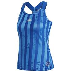 Tennis Tank Tops Adidas Engineered Y Tank Top Women - Royal Blue/White