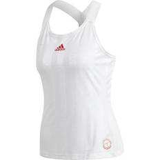 Dame - Tennis Singleter Adidas Engineered Y Tank Top Women - White/Scarlet