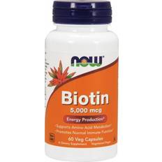 NOW Vitamins & Minerals NOW Foods Biotin 5000mcg 60 vcaps