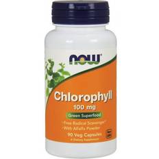 Vitamins & Supplements Now Foods Chlorophyll, 100mg 90 vcaps 90 pcs